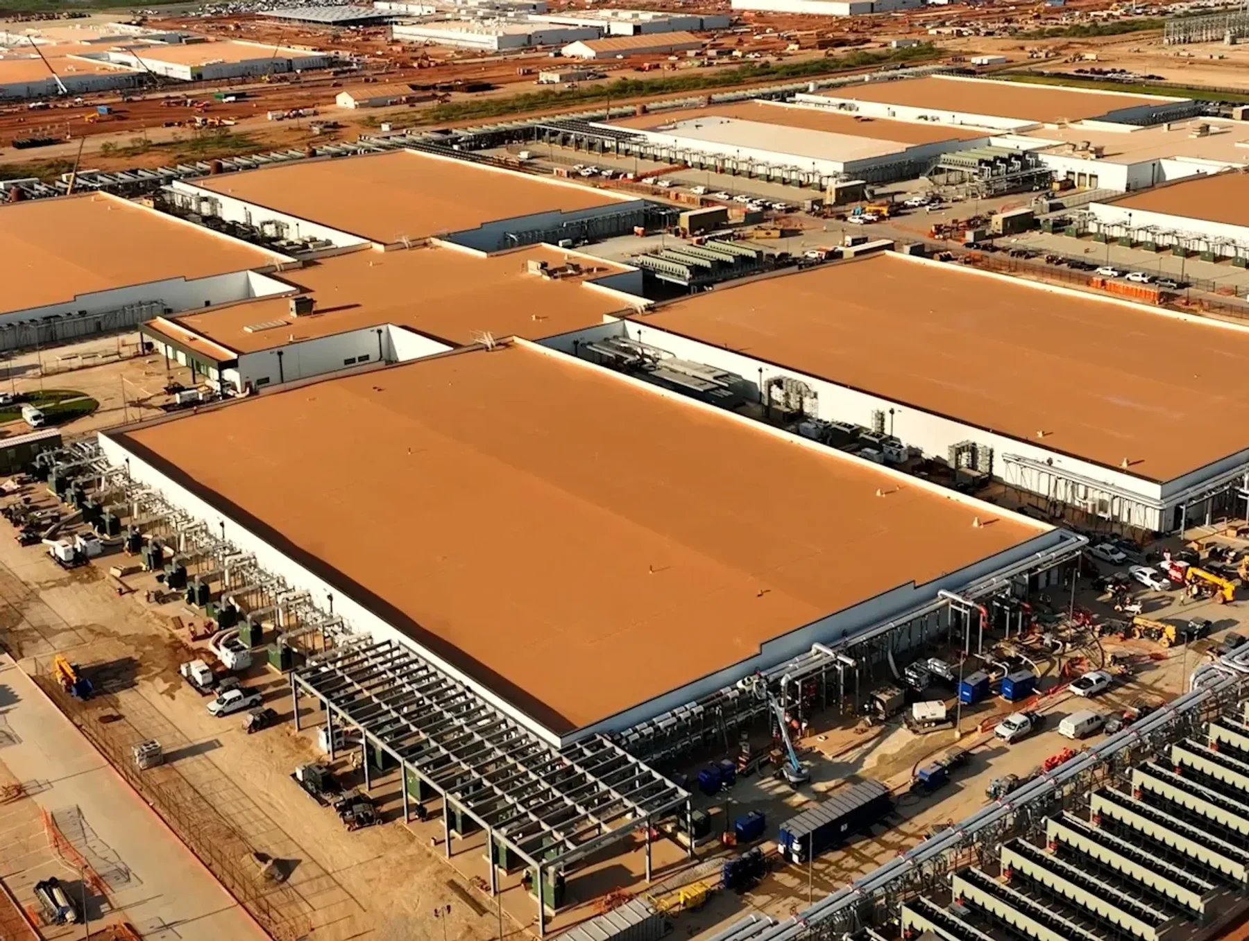 Supplied aerial image for the Stargate UAE infrastructure project